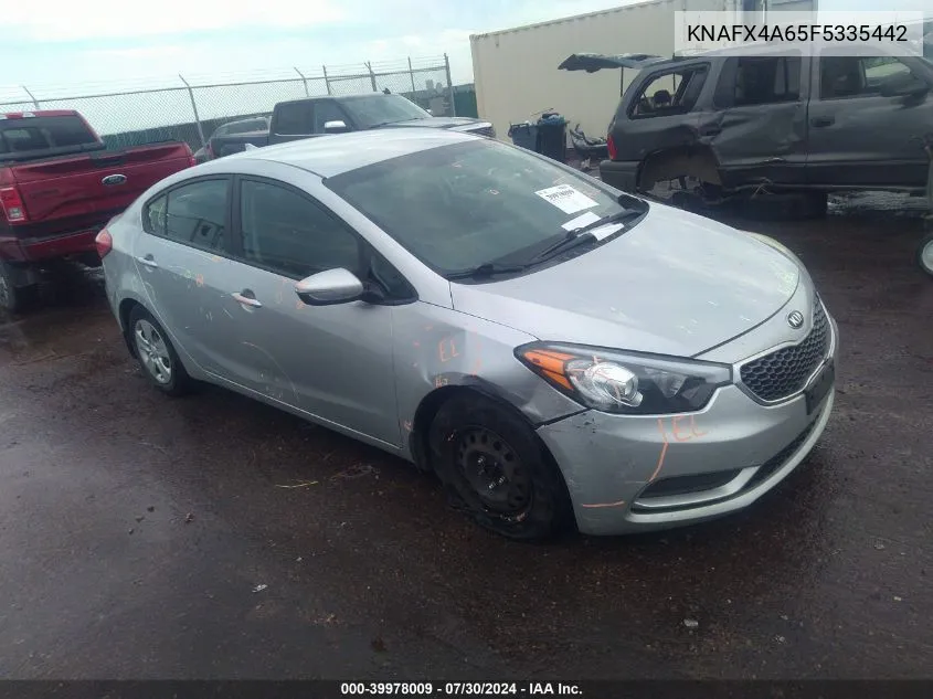 KNAFX4A65F5335442 2015 Kia Forte Lx