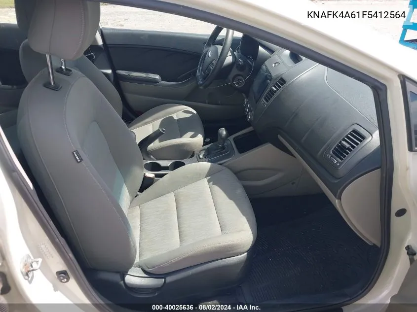 KNAFK4A61F5412564 2015 Kia Forte Lx