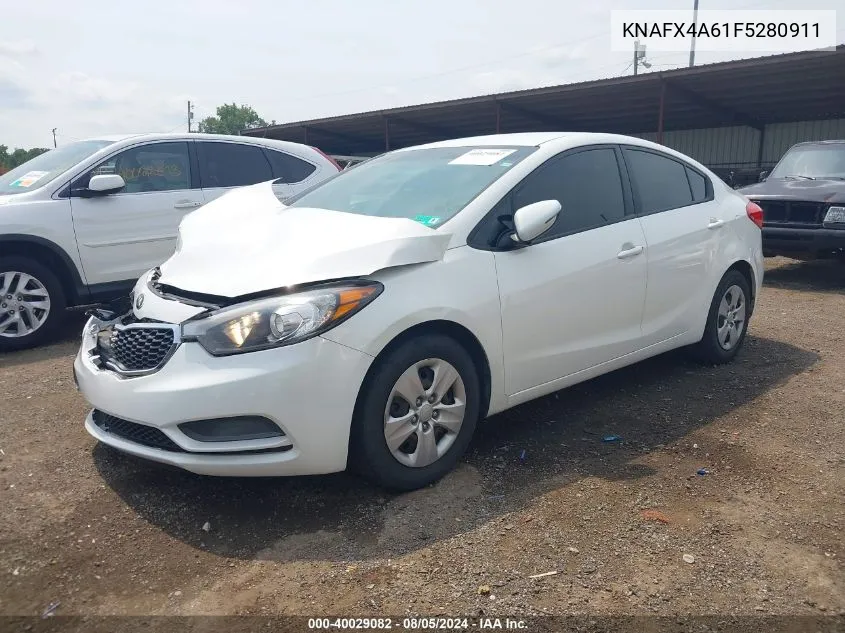 2015 Kia Forte Lx VIN: KNAFX4A61F5280911 Lot: 40029082