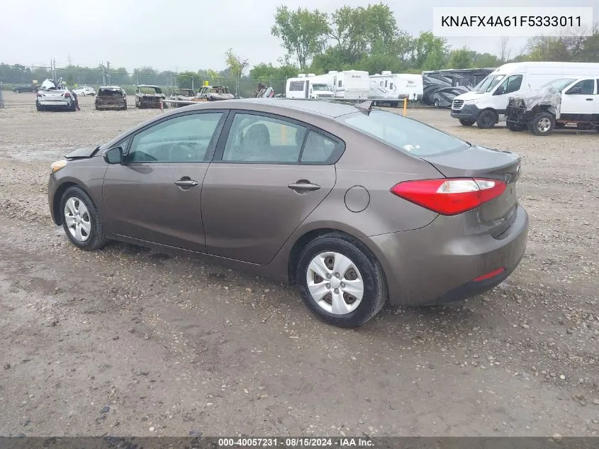 KNAFX4A61F5333011 2015 Kia Forte Lx