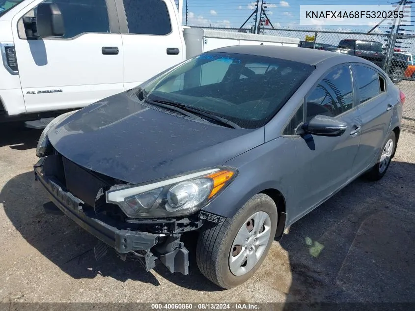 2015 Kia Forte Lx VIN: KNAFX4A68F5320255 Lot: 40060860