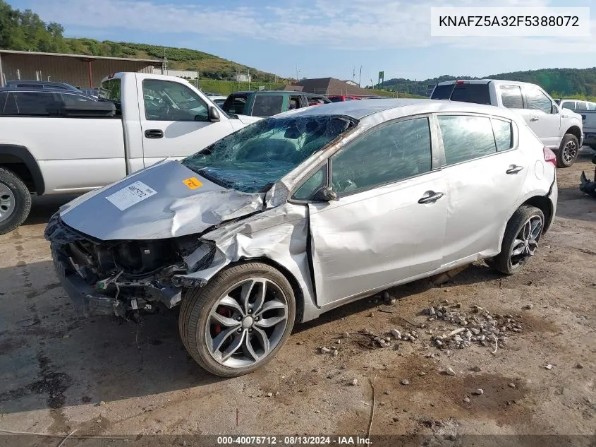 KNAFZ5A32F5388072 2015 Kia Forte 5-Door Sx