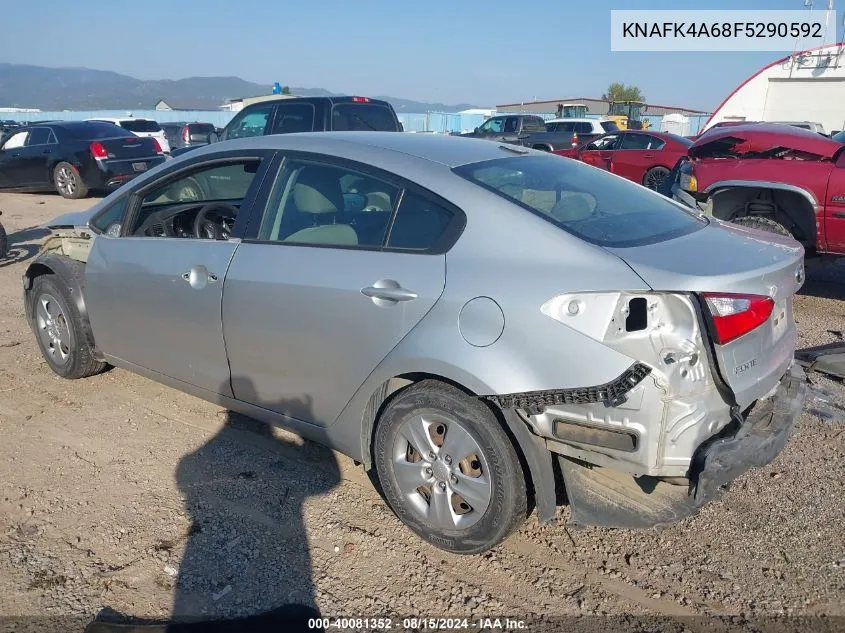 2015 Kia Forte Lx VIN: KNAFK4A68F5290592 Lot: 40081352