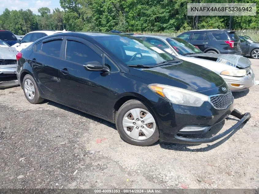 KNAFX4A68F5336942 2015 Kia Forte Lx