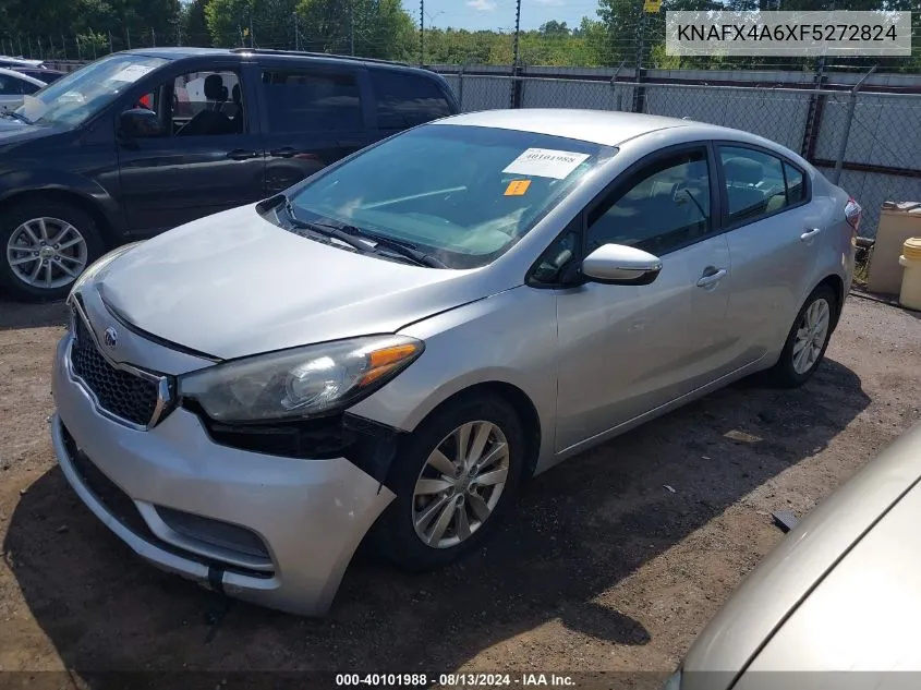 2015 Kia Forte Lx VIN: KNAFX4A6XF5272824 Lot: 40101988