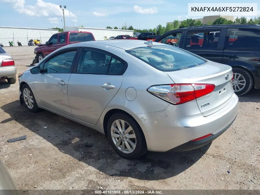 2015 Kia Forte Lx VIN: KNAFX4A6XF5272824 Lot: 40101988