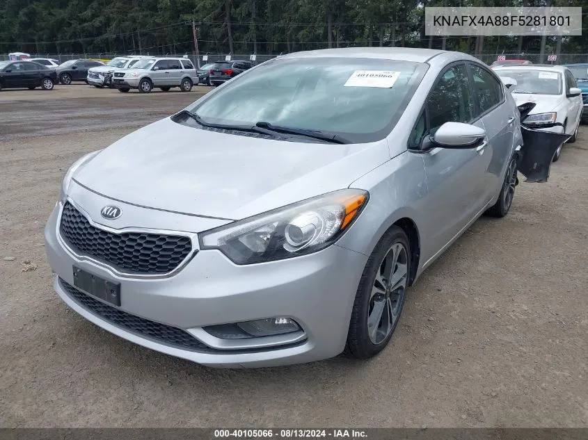 2015 Kia Forte Ex VIN: KNAFX4A88F5281801 Lot: 40105066