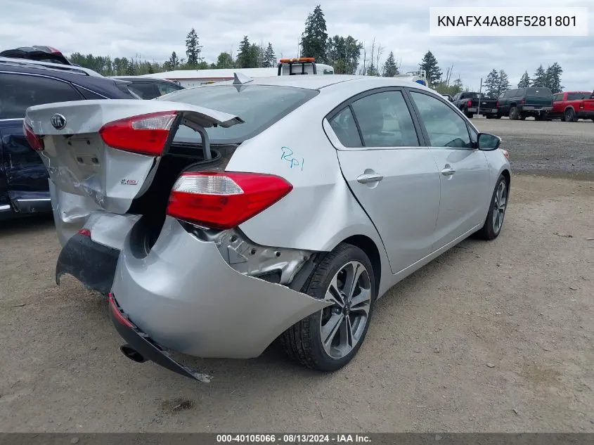 KNAFX4A88F5281801 2015 Kia Forte Ex