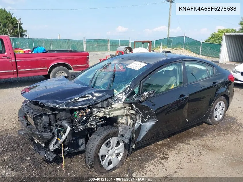 2015 Kia Forte Lx VIN: KNAFK4A68F5278538 Lot: 40121301