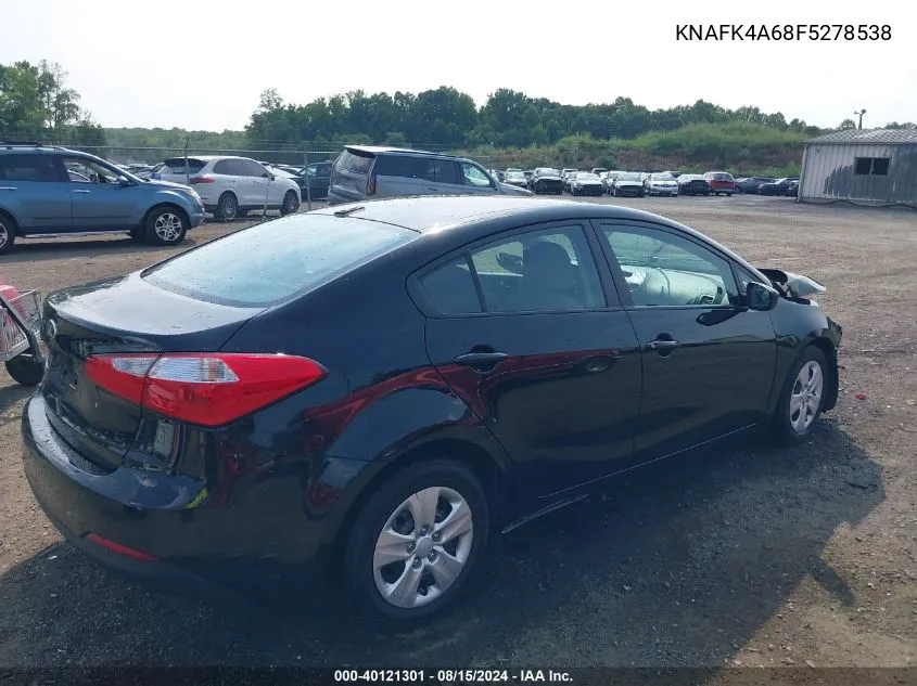 KNAFK4A68F5278538 2015 Kia Forte Lx