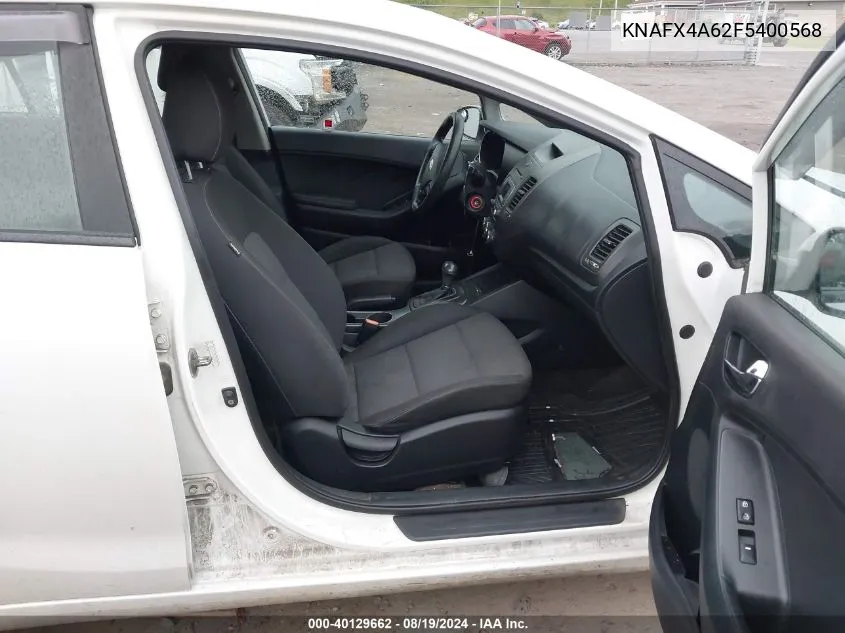 KNAFX4A62F5400568 2015 Kia Forte Lx