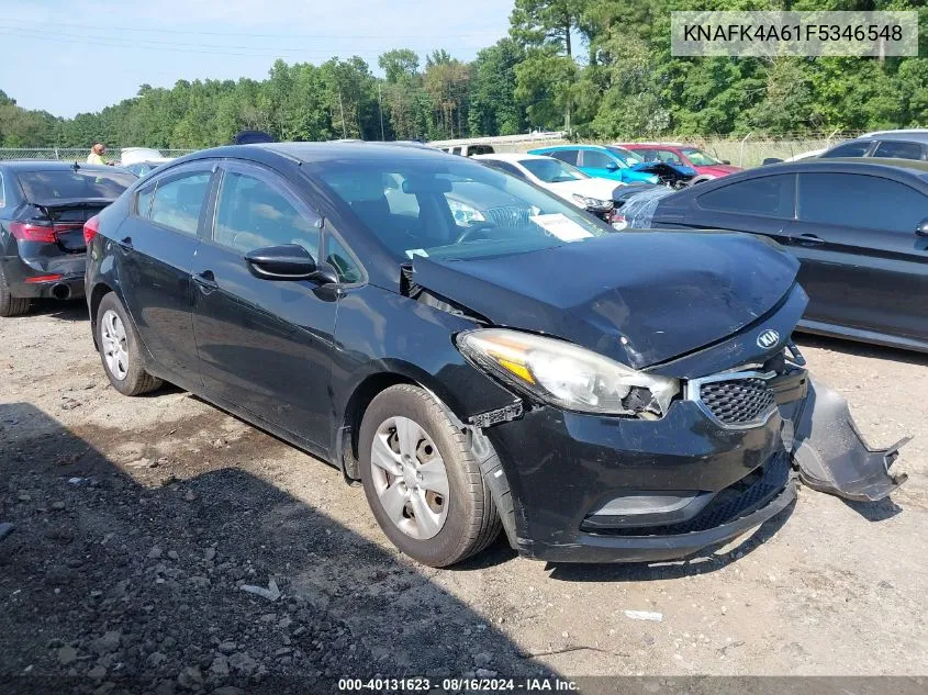 KNAFK4A61F5346548 2015 Kia Forte Lx