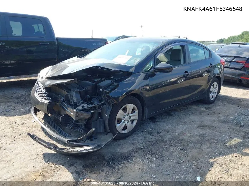 KNAFK4A61F5346548 2015 Kia Forte Lx