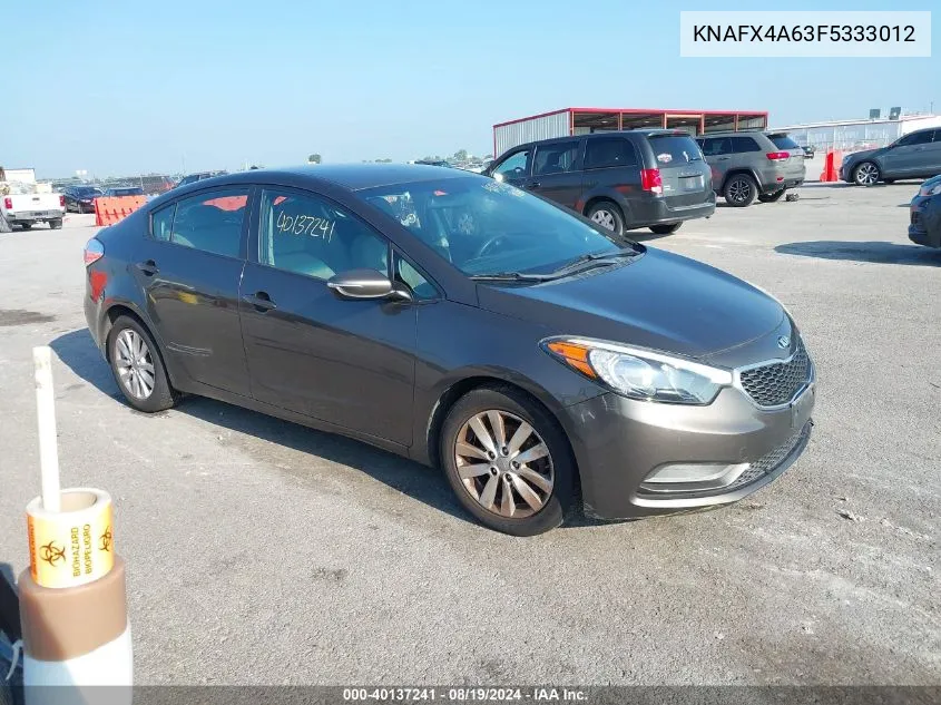 KNAFX4A63F5333012 2015 Kia Forte Lx