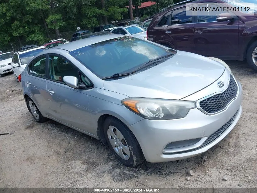 KNAFK4A61F5404142 2015 Kia Forte Lx