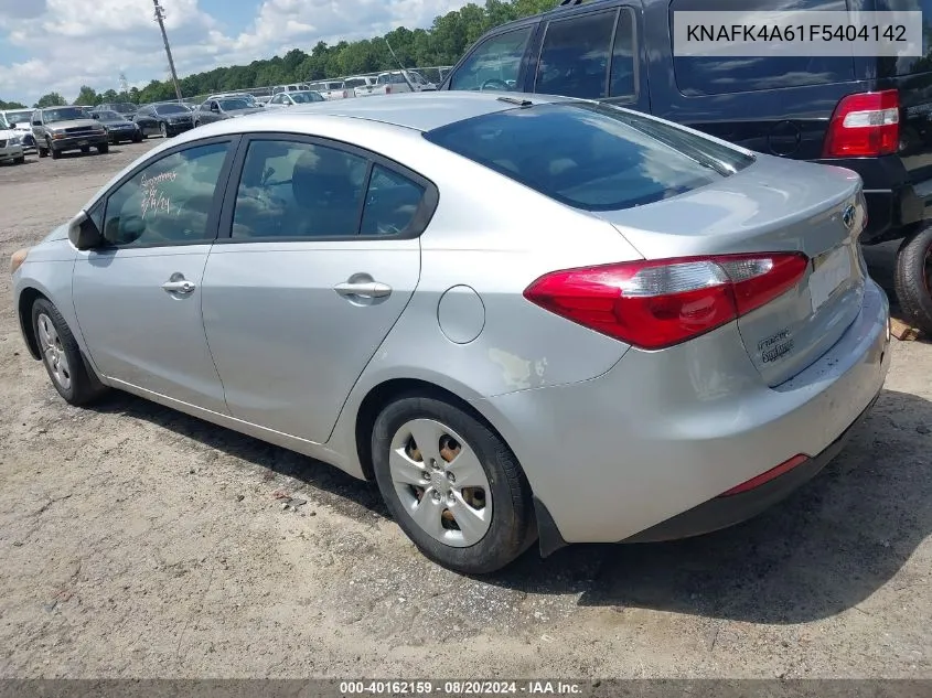 2015 Kia Forte Lx VIN: KNAFK4A61F5404142 Lot: 40162159