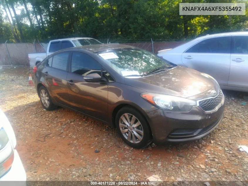 KNAFX4A6XF5355492 2015 Kia Forte Lx