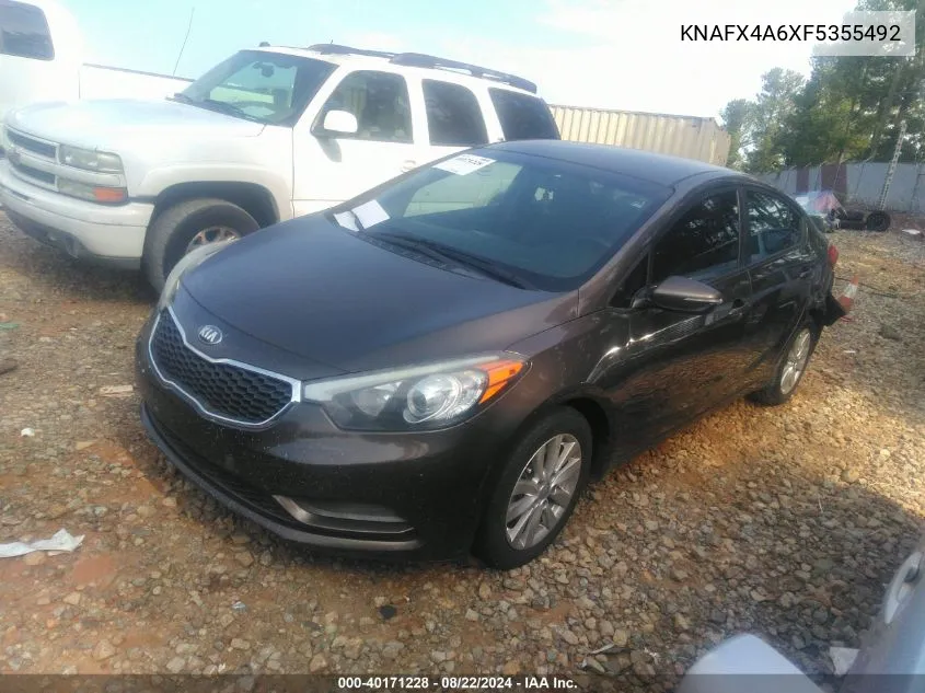 KNAFX4A6XF5355492 2015 Kia Forte Lx