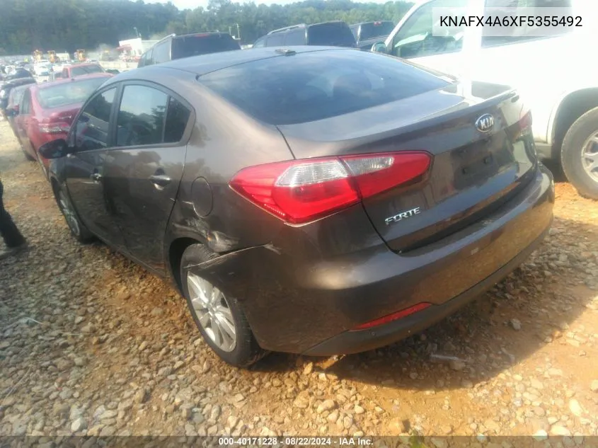 KNAFX4A6XF5355492 2015 Kia Forte Lx