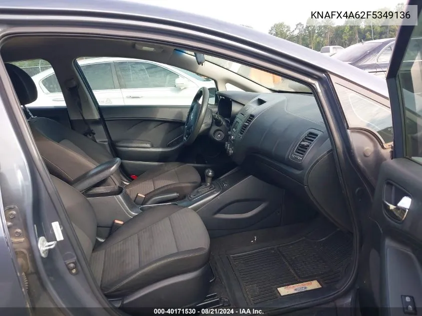 KNAFX4A62F5349136 2015 Kia Forte Lx