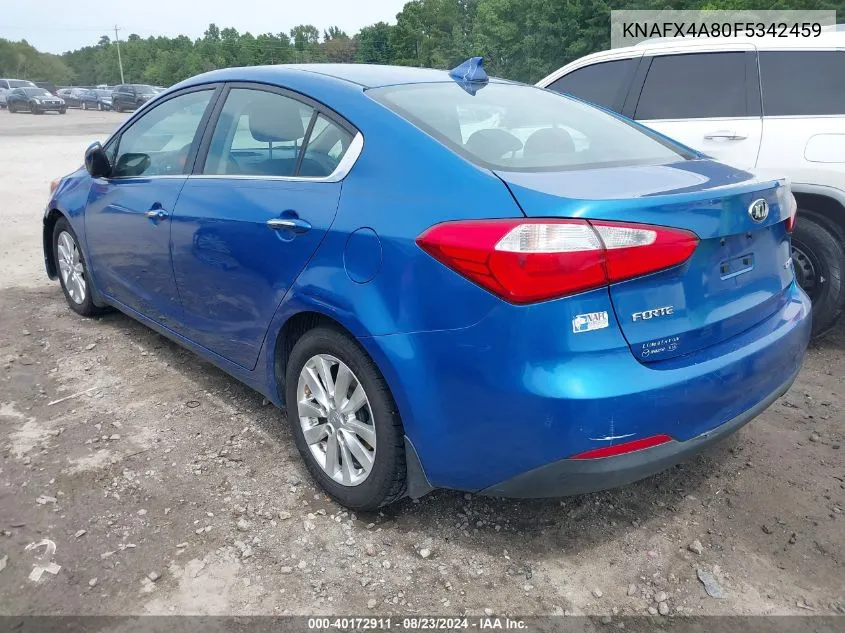 KNAFX4A80F5342459 2015 Kia Forte Ex