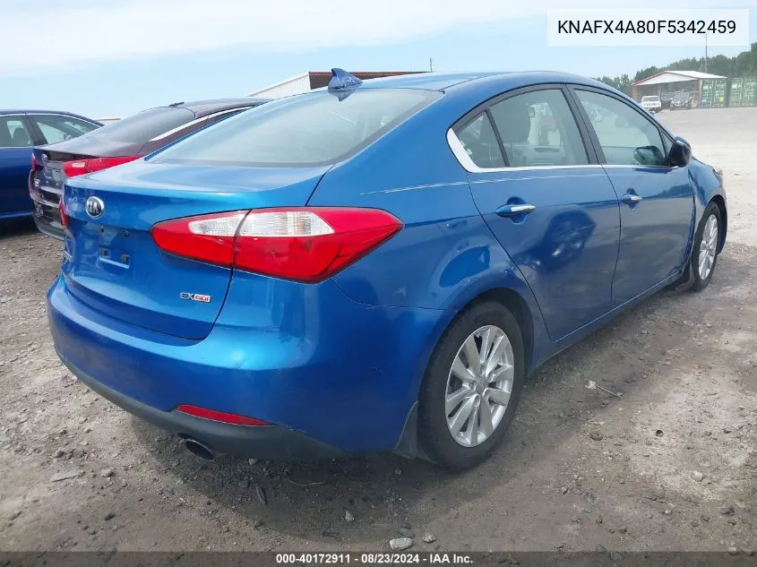 KNAFX4A80F5342459 2015 Kia Forte Ex