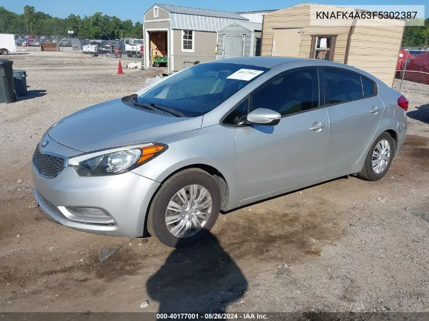 KNAFK4A63F5302387 2015 Kia Forte Lx