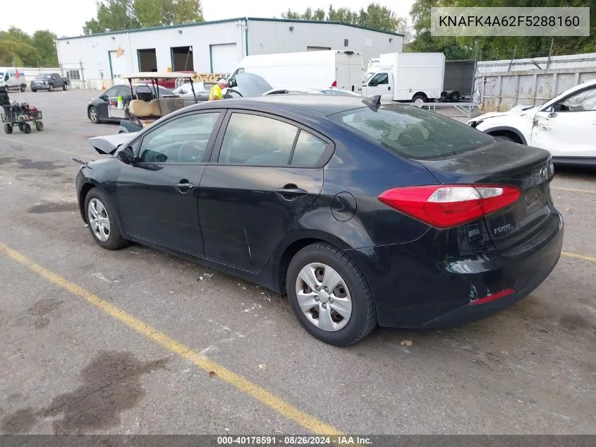 KNAFK4A62F5288160 2015 Kia Forte Lx