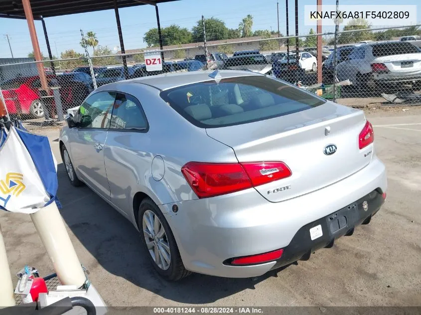 KNAFX6A81F5402809 2015 Kia Forte Koup Ex