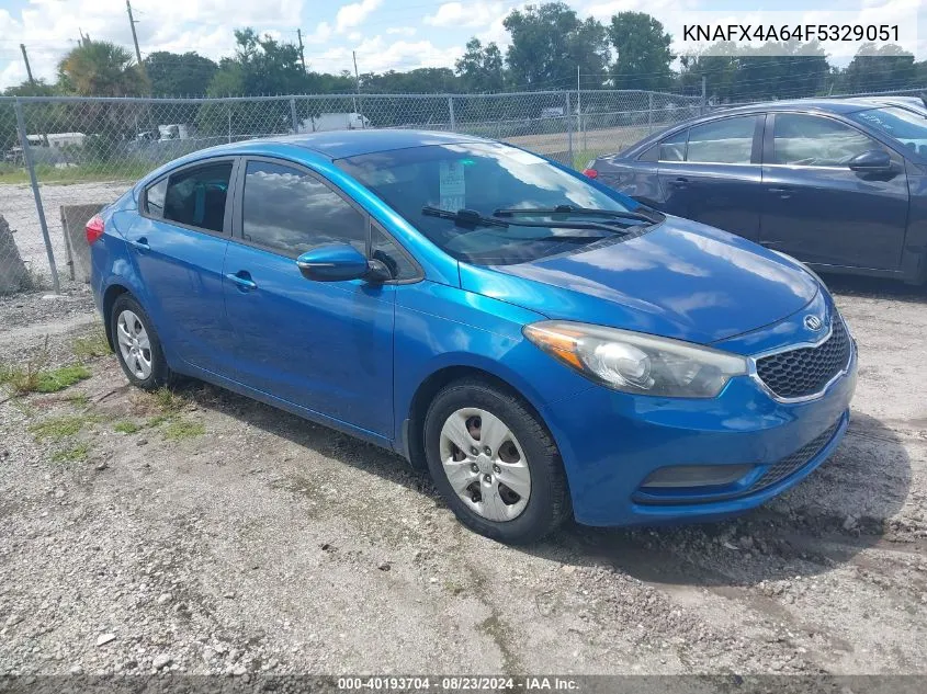 KNAFX4A64F5329051 2015 Kia Forte Lx