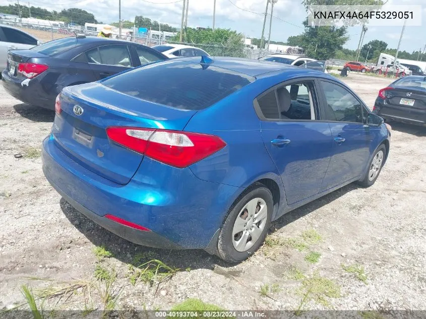 KNAFX4A64F5329051 2015 Kia Forte Lx