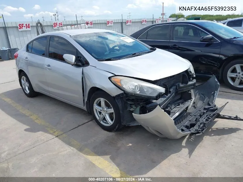 2015 Kia Forte Lx VIN: KNAFX4A65F5392353 Lot: 40207106