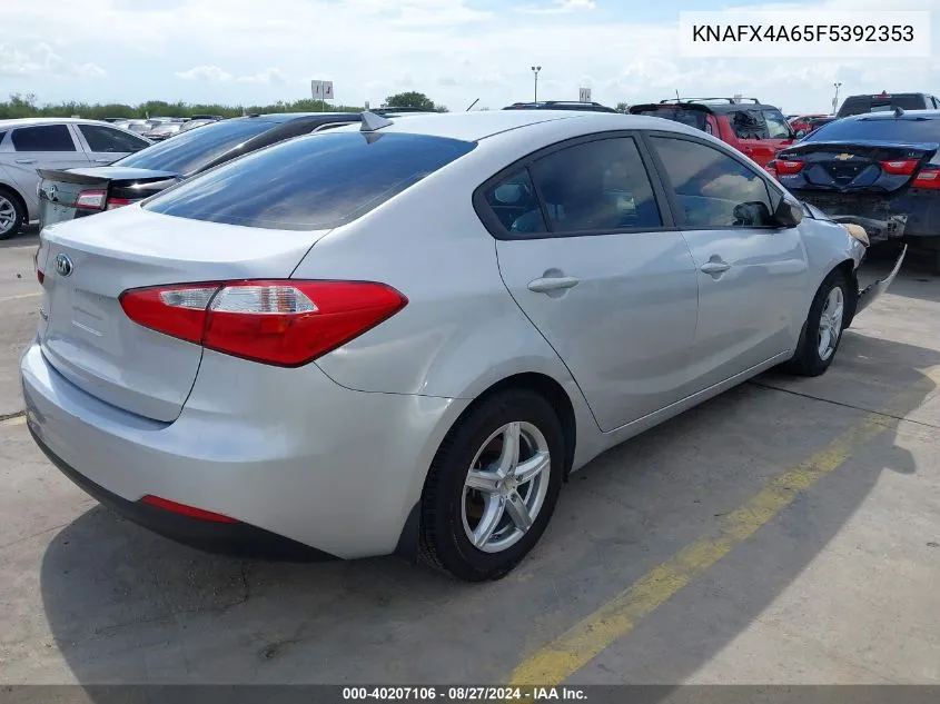 KNAFX4A65F5392353 2015 Kia Forte Lx