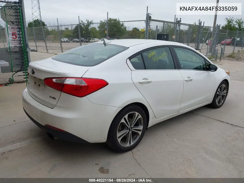 KNAFX4A84F5335059 2015 Kia Forte Ex