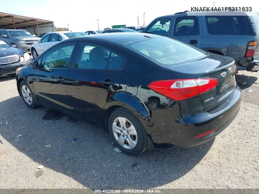 KNAFK4A61F5311833 2015 Kia Forte Lx