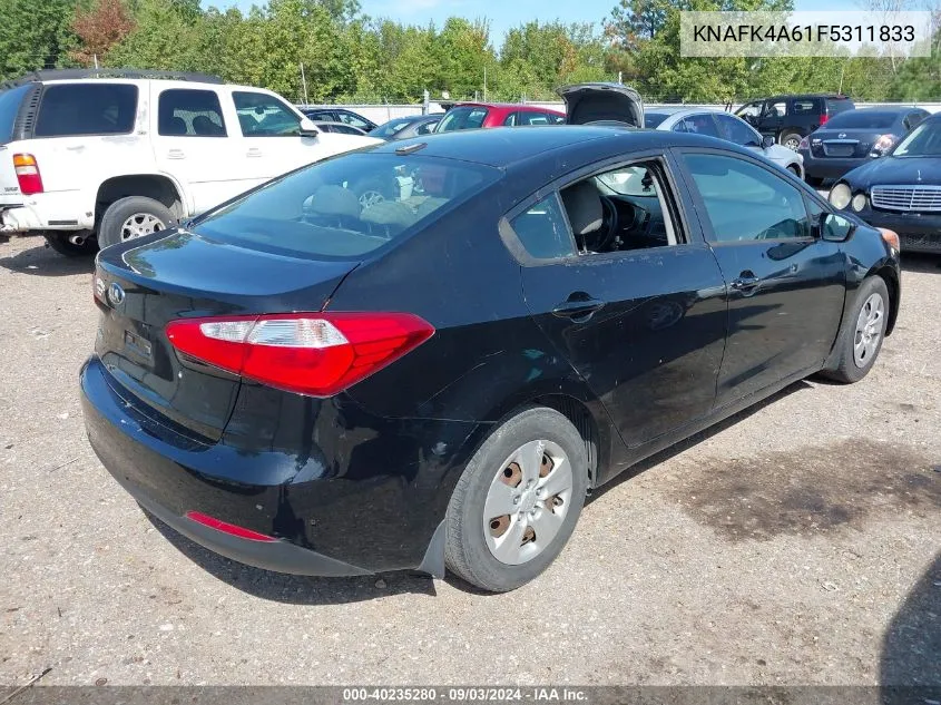 KNAFK4A61F5311833 2015 Kia Forte Lx