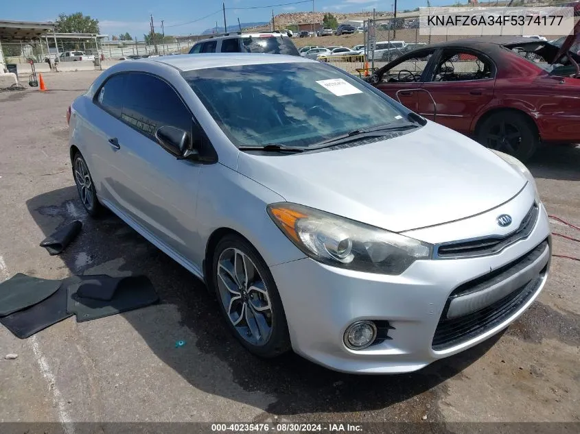 2015 Kia Forte Koup Sx VIN: KNAFZ6A34F5374177 Lot: 40235476