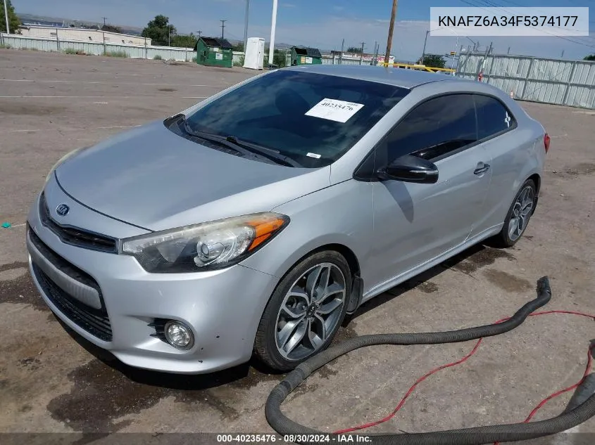 2015 Kia Forte Koup Sx VIN: KNAFZ6A34F5374177 Lot: 40235476