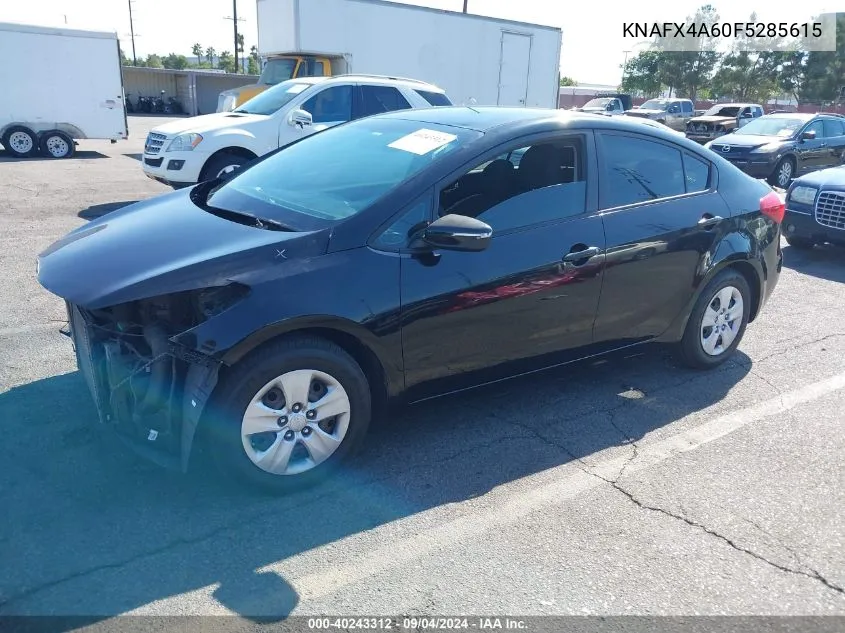 KNAFX4A60F5285615 2015 Kia Forte Lx