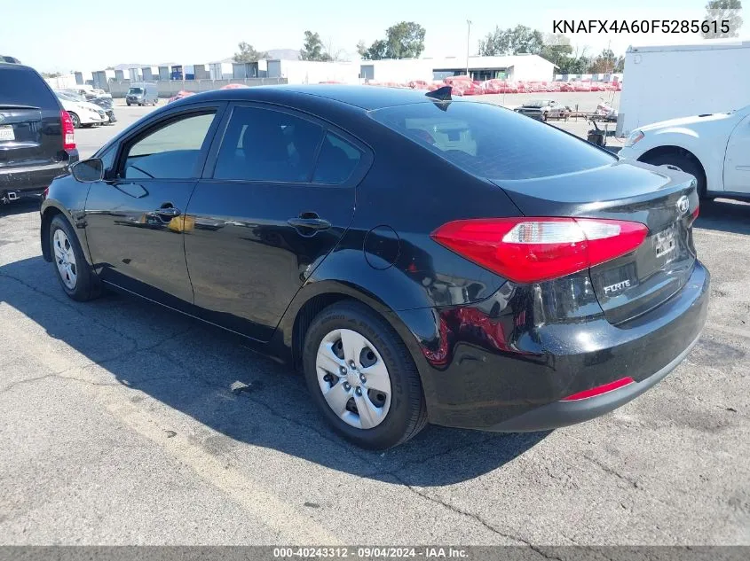 KNAFX4A60F5285615 2015 Kia Forte Lx