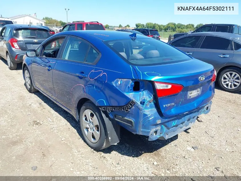 KNAFX4A64F5302111 2015 Kia Forte Lx