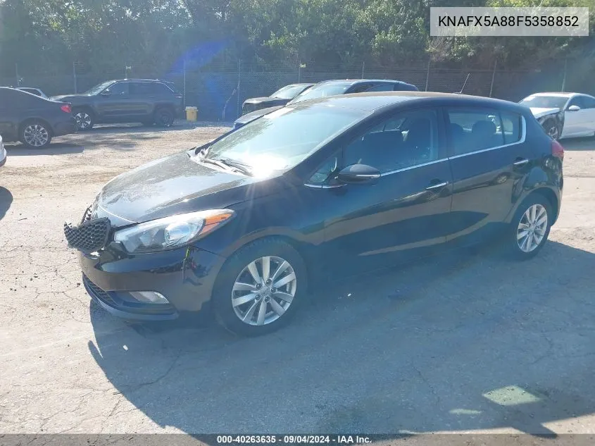 KNAFX5A88F5358852 2015 Kia Forte Ex