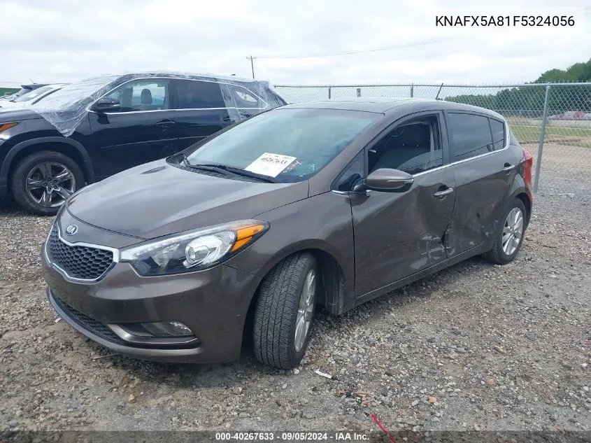 2015 Kia Forte Ex VIN: KNAFX5A81F5324056 Lot: 40267633