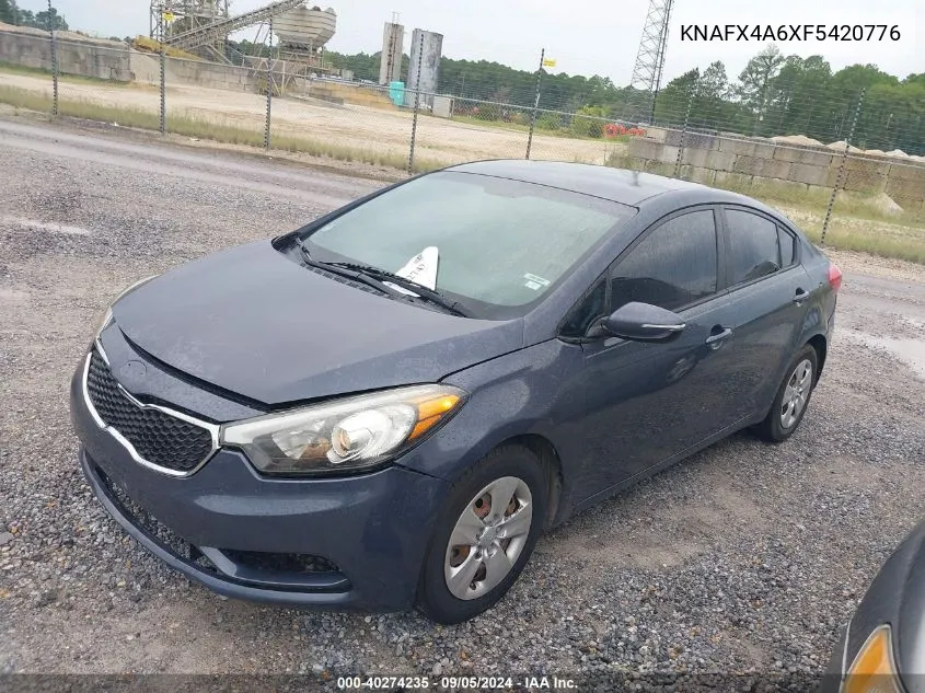 2015 Kia Forte Lx VIN: KNAFX4A6XF5420776 Lot: 40274235