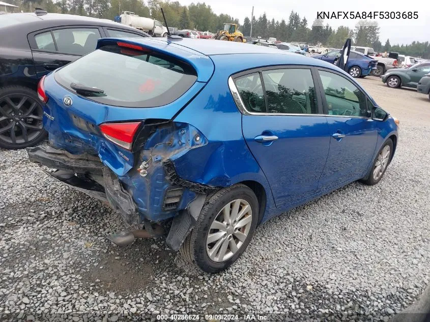 KNAFX5A84F5303685 2015 Kia Forte Ex