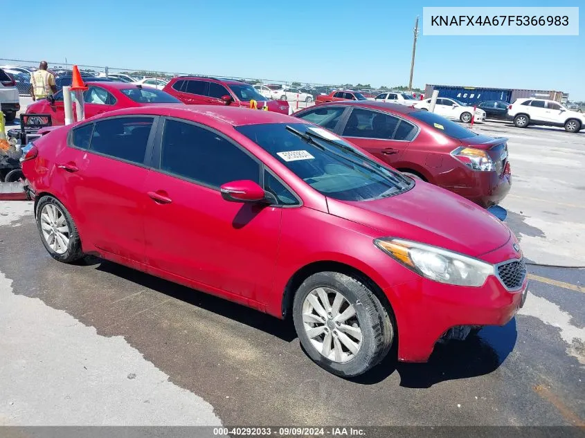 KNAFX4A67F5366983 2015 Kia Forte Lx