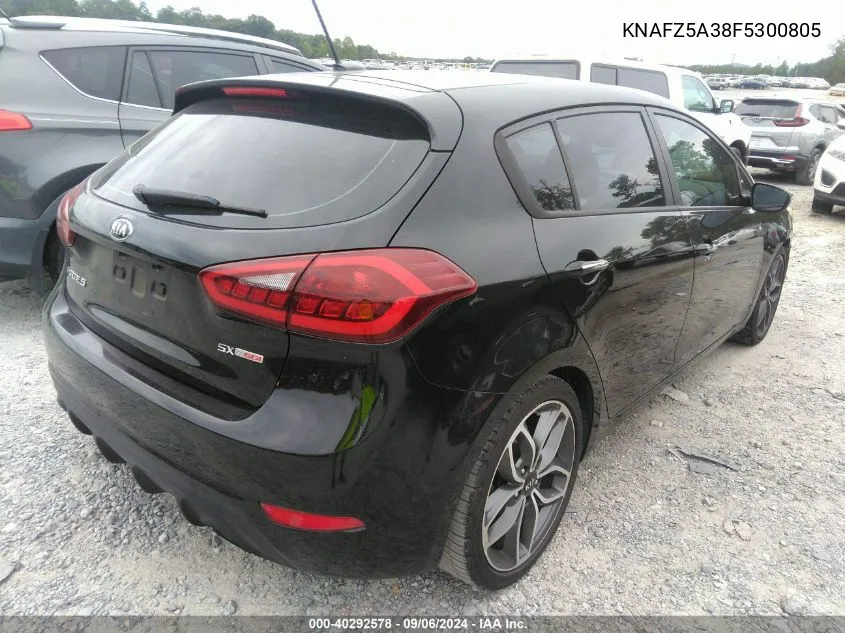 KNAFZ5A38F5300805 2015 Kia Forte Sx