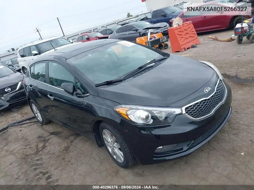 2015 Kia Forte Ex VIN: KNAFX5A80F5266327 Lot: 40296376