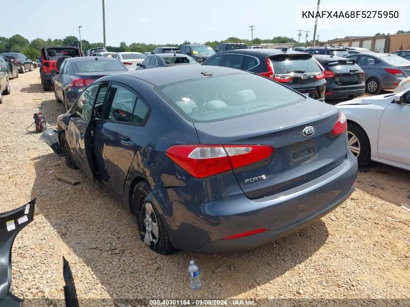 2015 Kia Forte Lx VIN: KNAFX4A68F5275950 Lot: 40301164