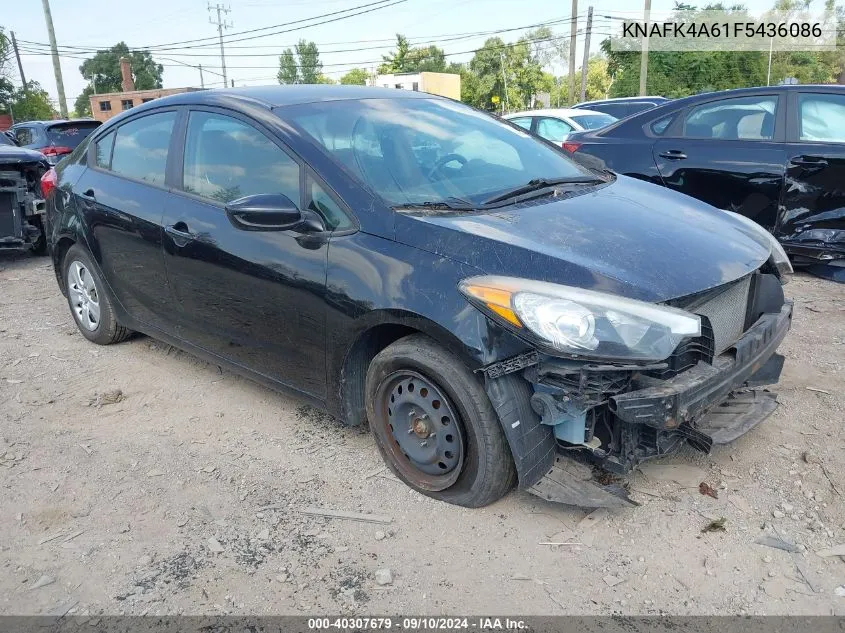 2015 Kia Forte Lx VIN: KNAFK4A61F5436086 Lot: 40307679